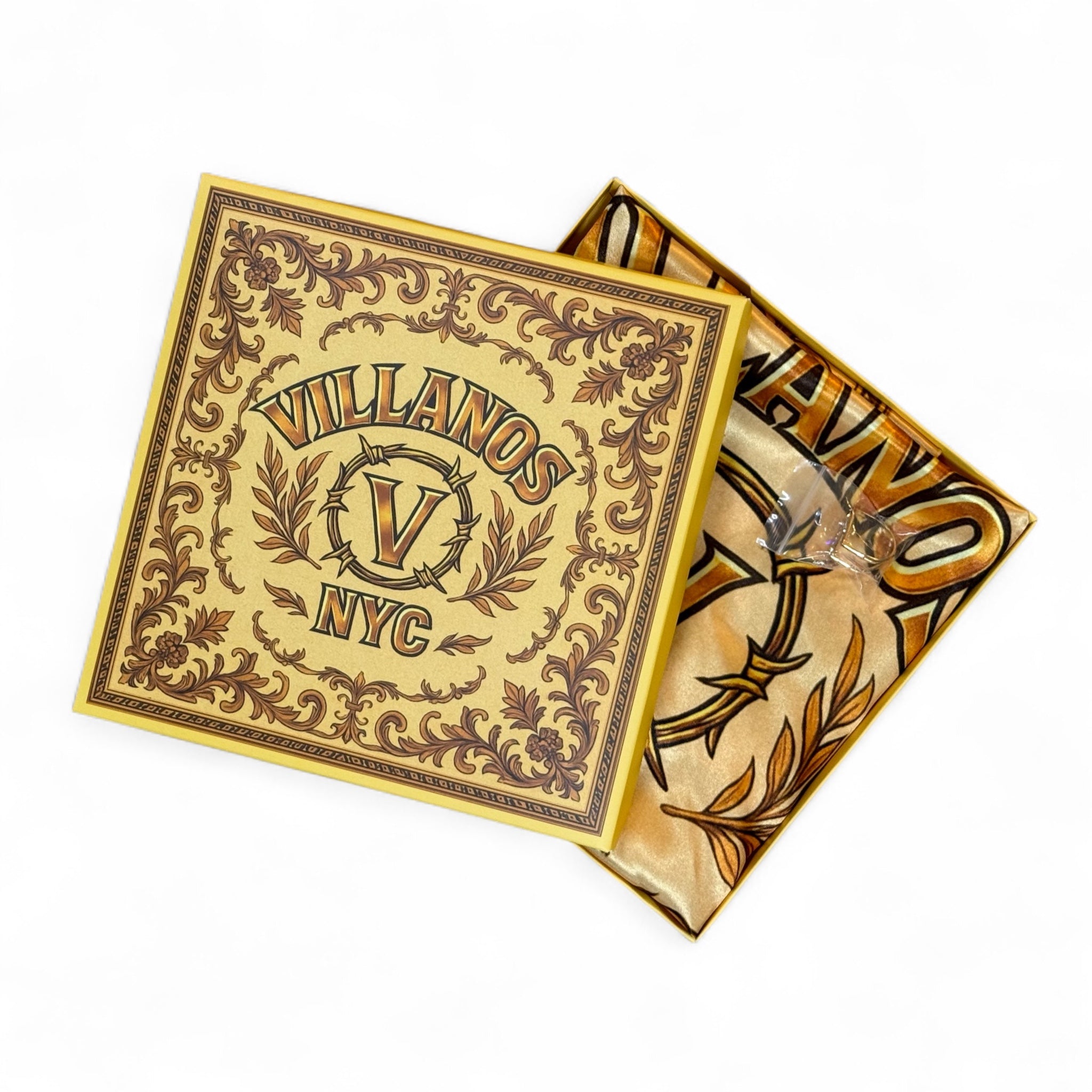 Villanos NYC “Thorn of Gold” Silk Bandana (Limited Edition)