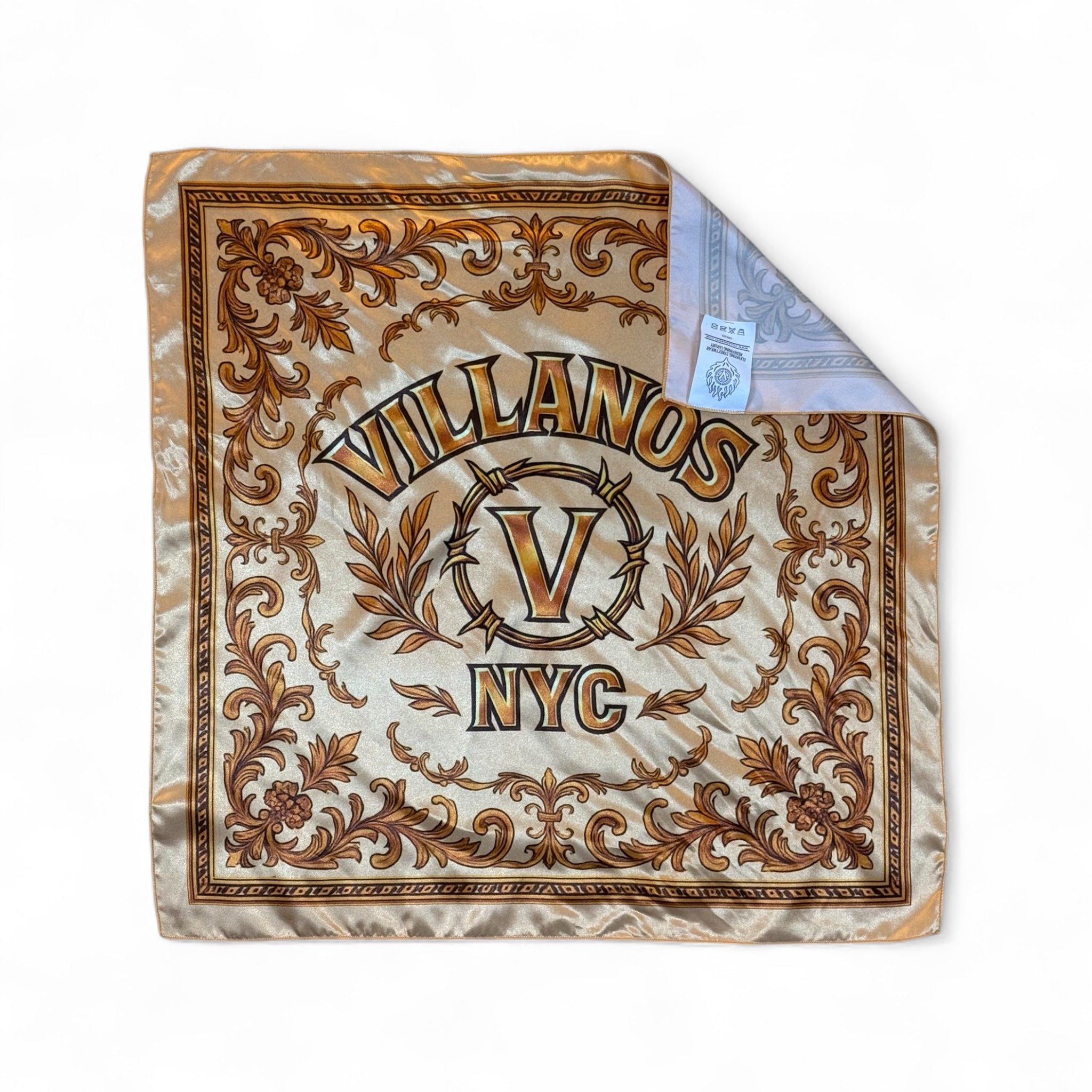 Villanos NYC “Thorn of Gold” Silk Bandana (Limited Edition)